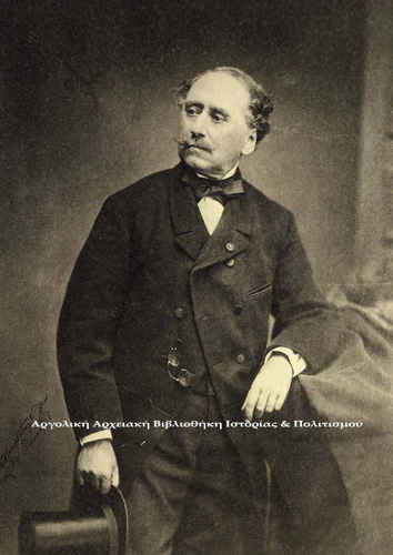 Δημήτριος Καλλέργης. Φωτογραφία του Γάλλου André-Adolphe-Eugène Disdéri (1819-1890), Παρίσι 1865.