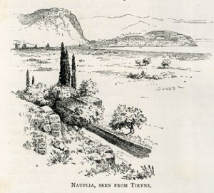 Nauplia, Seen From Tiryns.