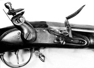 Μηχανισμός τουφεκίου με την επιγραφή Ναύπλιον 1833 (Εθνικό Ιστορικό Μουσείο).