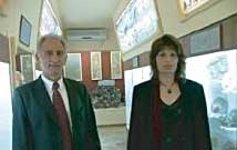 Ιδρυτές του Μουσείου. Βασίλειος Ν. Κωτσιομύτης & Αναστασία Σαρρή-Κωτσιομύτη.