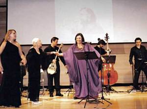 Ο Βαγγέλης Τρίγκας με την Μαρία Φαραντούρη