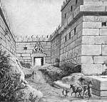 Mycenae Gate Drawing