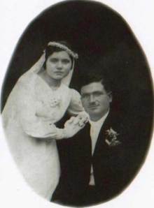 Σπύρος Δαμάλας & Ευσταθία Γ. Φλέσσα 1938. 