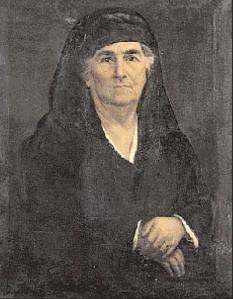 Η σύζυγος του στρατηγού Μακρυγιάννη Αικατερίνη, το γένος Γ. Σκουζέ.