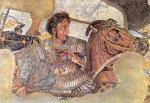 Alexander is from the mosaic of the battle of Issus from the Museo Nazionale, Naples, Italy.