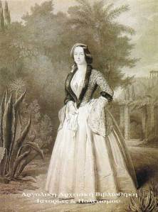Αμαλία, βασίλισσα της Ελλάδος, 1859.
