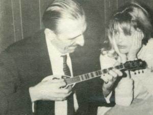 Με τη Μελίνα Μερκούρη.   