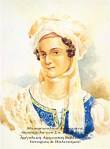 Μπουμπουλίνα Λασκαρίνα. Ακουαρέλα του Σπ. Προσαλέντη.