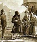 E. Peytier, ο Ιμπραήμ στο λιμάνι του Ναυαρίνου, 1828.