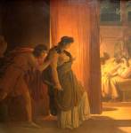 Η Κλυταιμνήστρα διστάζει πριν σκοτώσει τον Αγαμέμνονα, έργο του Pierre-Narcisse Guérin,&nbsp;1817.