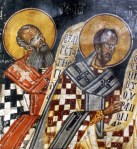 Οι Άγιοι Γρηγόριος ο θεολόγος και Ιωάννης ο Χρυσόστομος 16ος&nbsp;αιώνας.