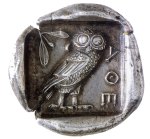 Αργυρό τετράδραχμον Αθηνών (β΄&nbsp;όψη)
