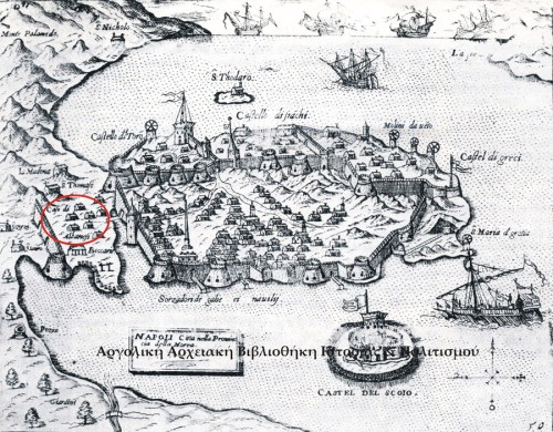 Giovanni Francesco Camocio (1501;- †1575) - Napoli di Romania