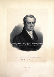 Ιωάννης Καποδίστριας, Λιθογραφία, Σχέδιο εκ του φυσικού του Louis Letronne. Λιθογραφία του Institut Lithographie της Βιέννης, 1829 