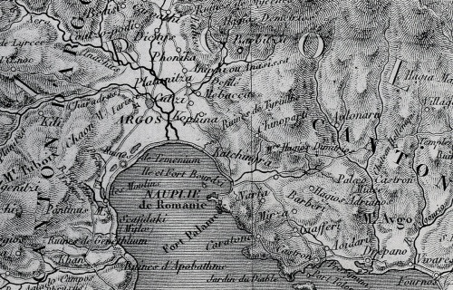 Χάρτης του Lapie (Παρίσι, 1826).
