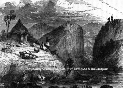 Αργολική ακτή παρά τον Ινάχο. Christopher  Wordsworth, « Greece Pictorial, Descriptive and Historical»,  London 1844.   