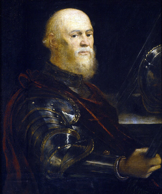 Τιντορέττο (Jacopo Tintoretto 1518-94), Πορτρέτο Ενετού Ναυάρχου. Museo Nacional del Prado (Spain - Madrid).