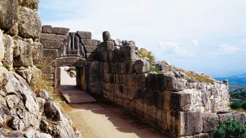 Μυκήνες. Η Πύλη των Λεόντων. 