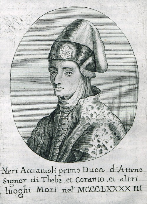 Portrait of Nerio I Acciaioli, first Florentine Duke of Athens.