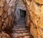 Η είσοδος της υπόγειας δεξαμενής&nbsp;Μυκηνών