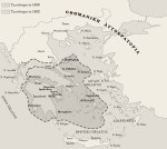 Τα σύνορα του πρώτου ανεξάρτητου ελληνικού κράτους (1830 και&nbsp;1832).