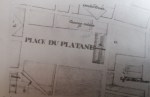 Απόσπασμα Σχεδίου πόλης με την πλατεία πλατάνου&nbsp;(1833)
