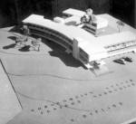 Το πρόπλασμα του κτιρίου του νοσοκομείου από τον Ν.&nbsp;Πιτίδη.